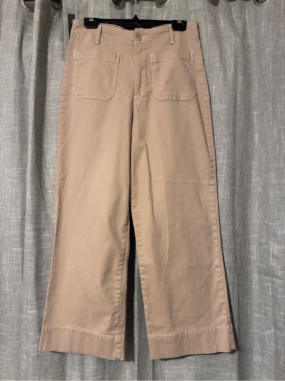 Bagatelle Collection High Rise Wide Leg Utility Cropped Pants 10
